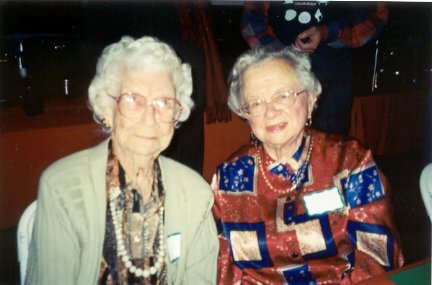 Mildred Sadler and Annie Crots