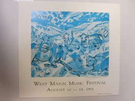 Marin Music Fest 1991 Poster