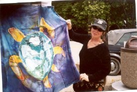 Hwy 1 Peace Demo Dian Morell