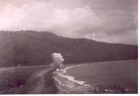 Smoke on the beach